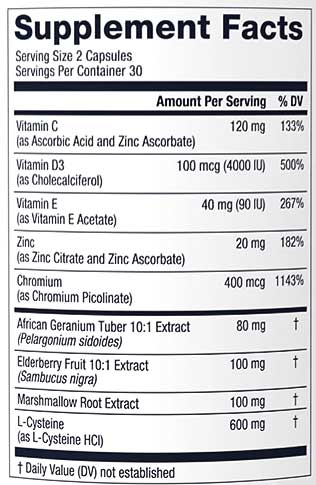 Breathe MD Supplement Facts
