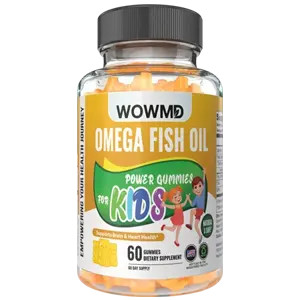 WOWMD Omega Fish Oil Gummies for Kids